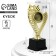 Award figure Cup, gold, plastic stand, 22 x 9.5 x 7.5 cm