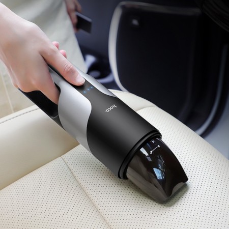 Portable vacuum cleaner Hoco PH16, wireless, 2000 mAh, 80 watts, capacity 120 ml, black-9