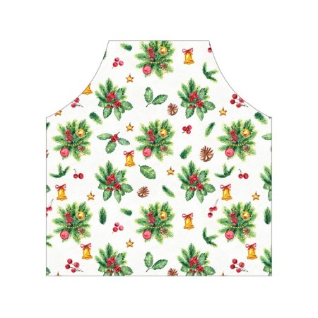 Apron of a kitchen with a photo print “Bouquet with Omela”, adjustable, size OS-1