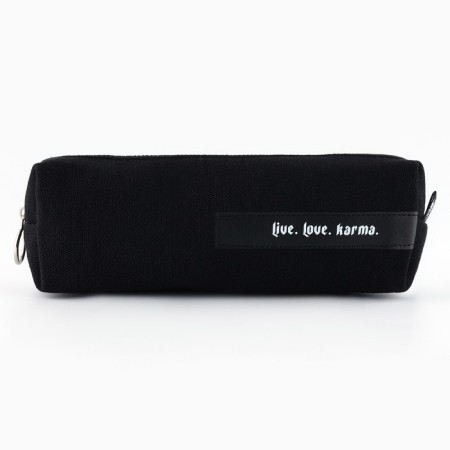 Penal School Textile “September 1: Live. Love. Karma ", 18 x 6.5 cm-1