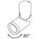 Technical C019CW-01W, LED, 11 W, 192x69x192 mm, 878 lm, 3000k, white lamp