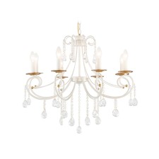 Suspended Ambrella Trade Classic TR4917, E14, white, gold