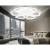 LED ceiling LED with Ambrella Light, Original, FA4518, 6XLED, 80 W, 6000LUM, 3000-6400K, white color.