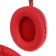 AKZ MAX10 headphones, wireless, full -size, microphone, backlight, red