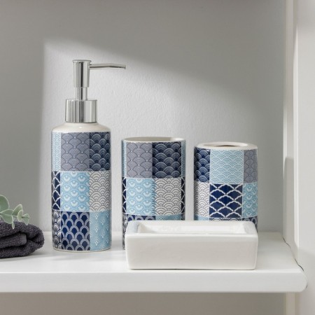 A set of accessories for the bathroom "Mosaika", 4 items, color mix