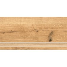 Ступень фронтальная Woodhouse, керамогранит, коричневый 29,7x59,8