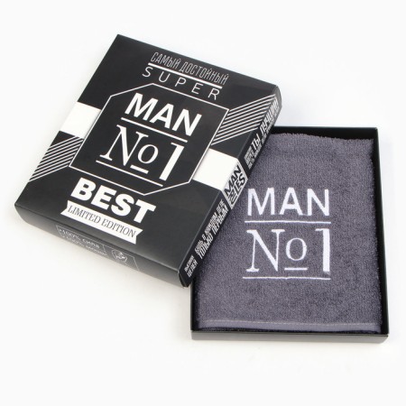 Trick towel MAN №1 35x50 cm, 100% cotton, 350 g/m2-4