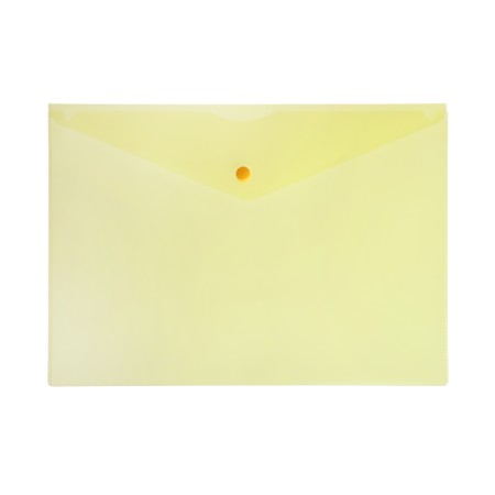 A4 button folder-converter, 120 μm, calligrata, transparent, yellow
