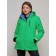 Ski jacket women's winter, size 42, green color