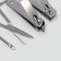 Manicure set, 8 items, in a plastic case, pink color