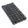 Playing bones, 2.5 × 2.5 cm, set 50 pcs, black