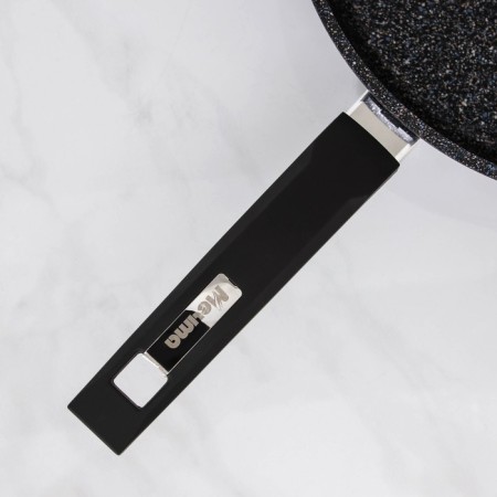 Frying pan “Granite Star”, D = 28 cm, plastic handle, anti -stick coating, black color-3