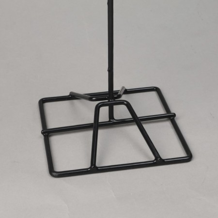 Turntable, 2 tiers of 8 hooks, 20 × 20 × 40, black color-4
