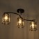 Astril chandelier 3he27 40w Black 61.5x12x28.5cm Bayerlux