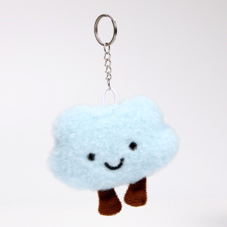 Soft toy "Cloud" on a key fob, 8 cm, color mix-3