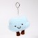 Soft toy "Cloud" on a key fob, 8 cm, color mix