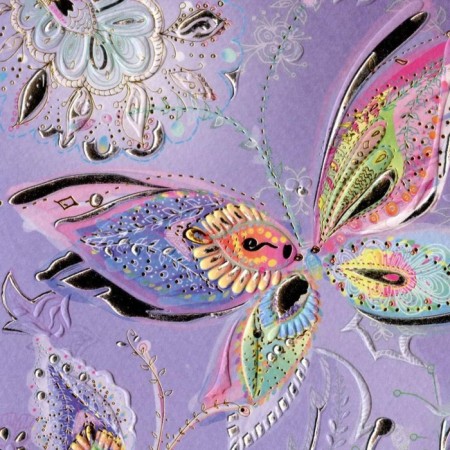 Turnowsky postcard "Decorative butterflies", 16.7x11.8 cm-1