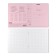Notebook of 12 sheets in the Erichkrause Coverpro Pastel cage, pink, with a plastic cover, offset block, whiteness 100%