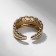 Ring "Trend" parallel, color gold, dimensionless