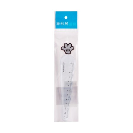 Plastic line 12 cm "paw", black-3