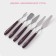 A set of pastry scapula, mastikhins, 22 × 2 × 1.5 cm, 5 pcs