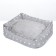 Lesse "Pukhlik", with fur, 58 x 46 x 16 cm, gray with stars