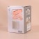Organizer for storing cotton pads, with a lid, 6.7 × 11 cm, white color