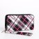 Women's wallet with lightning, black color