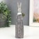 Polystone souvenir "Bunny with baby and carrot" 23x3.5x5.2 cm
