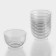 Crecanter Plastic disposable "Crystal", 200 ml, transparent color