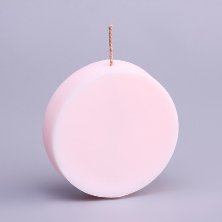 Figure candle "Sun and Moon", 6x2.5 cm, pink