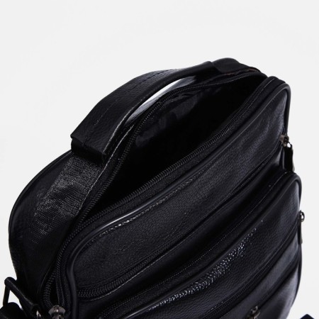 Male bag, black color-5