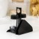 Set for spices "Rondo. Present ", 3 pcs on a stand with a napkin, the color is black