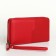 Women's wallet with lightning, red color