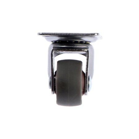 Furniture wheel, d = 25 mm, without brake, soft move, brown-2