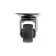 Furniture wheel, d = 25 mm, without brake, soft move, brown