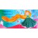 My first book with sparkles. Mermaid