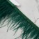 Braid with ostrich feathers, 8-10 cm, 5 ± 0.5 m, emerald color