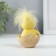 Souvenir Polystone "Yellow Tsypushka in the shell" 6x6x8 cm