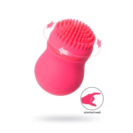 PPP Curu-Curu Brush Roter, ABS-plastic clitoris stimulator, 5.5 cm, pink color-7