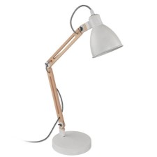 Torona 1, 1x60W E14 table lamp, white, brown color