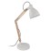 Torona 1, 1x60W E14 table lamp, white, brown color