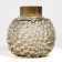 Vase for flowers "Malva" from dark transparent glass 20 x 18 x 18 cm