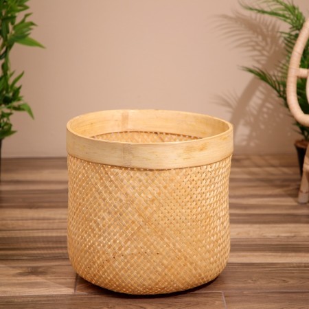 Wicker basket, from bamboo 40x40x35 cm