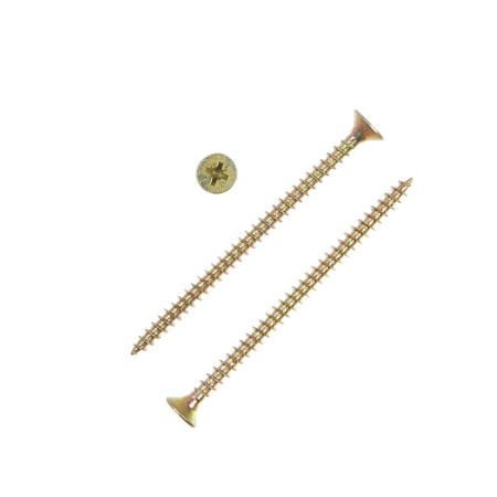 Universal yellow self -tapping screws 5.0x 80, 100 pcs