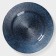 Black dining plate Magistro "Caramel. Blue silver ", d = 27 cm, blue color