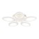 LED ceiling LED with Ambrella Light, Original, Fa4492, 5xLED, 63 W, 5355LUM, 3000-6400K, white color, white
