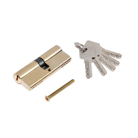 Cylinder mechanism, 80 mm, performance. Key, 5 keys, color gold