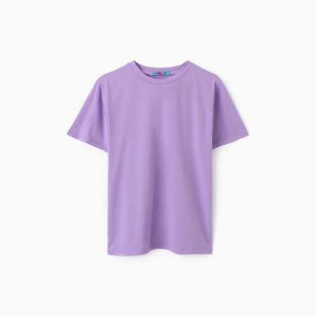 T -shirt female, lilac color, size 46 (l)