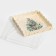 Box for confectionery products with PVC cover "Christmas tree", 21 x 21 x 3 cm, new year